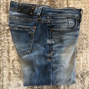 Buckle Black Skinny Jeans